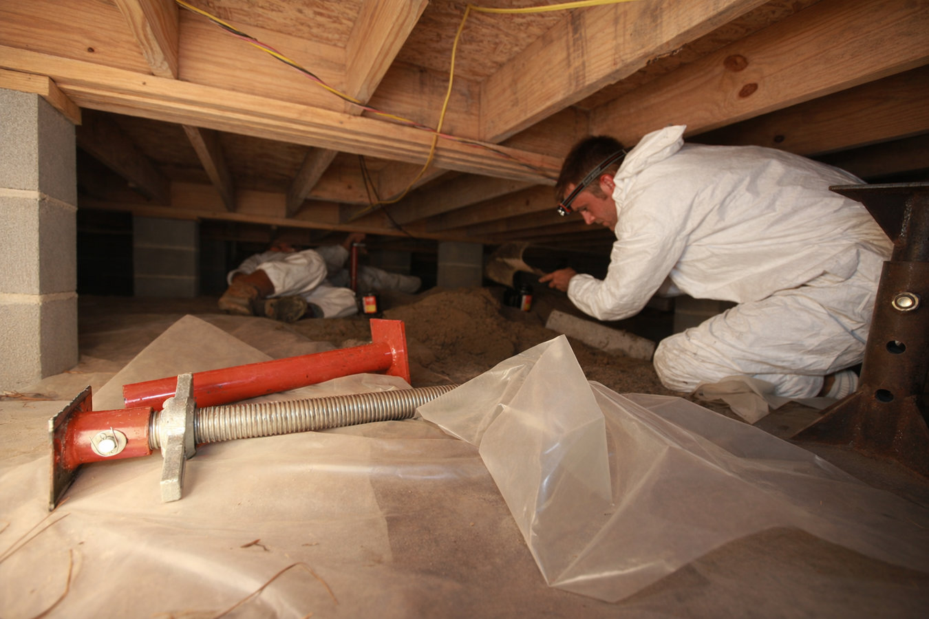 Vapor barrier installation